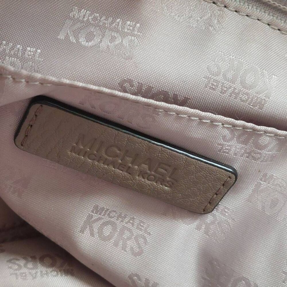 Michael Kors Chelsea Large Shoulder Bag | Dark Dune Leather Chain Detail Tote - Picture 12 of 15